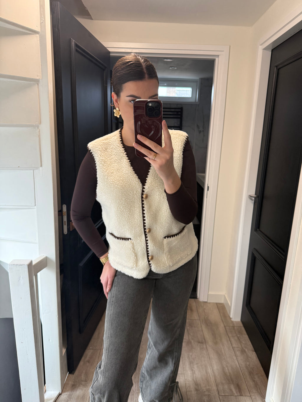 Tess Longsleeve bruin